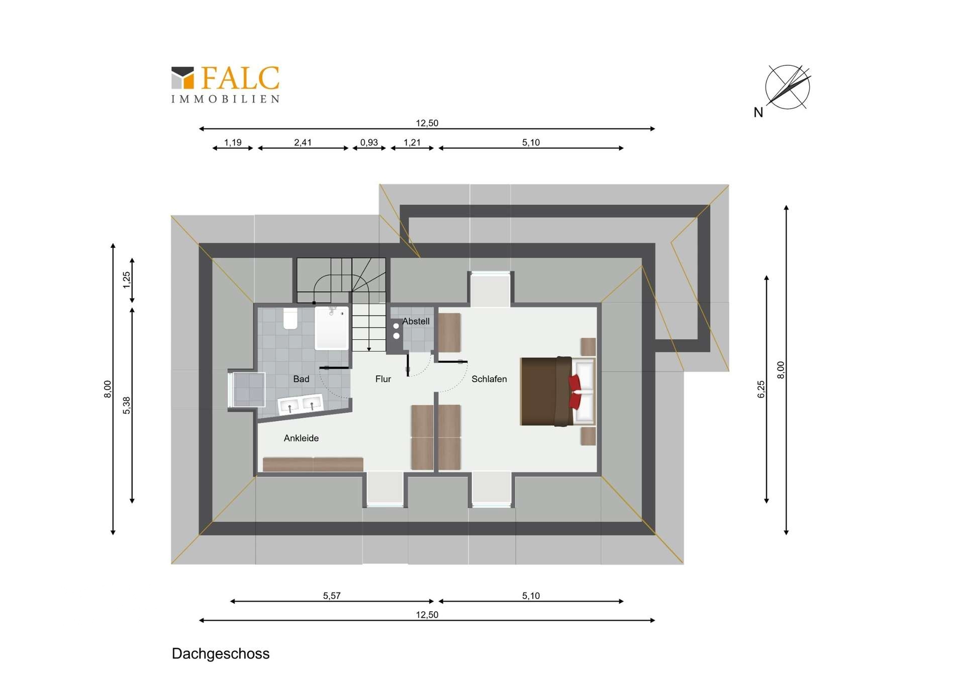 Grundriss Dachgeschoss